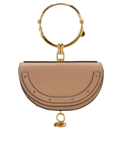 Nile Minaudière Bag, &pound;350, Handbags, Pink, Leather, Front view
